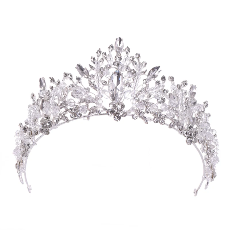 

Wedding Crown Tiara Handmade Tiara Wedding Crystal Bridal Headpiece Crown