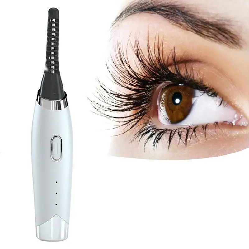 

Electric Heated Eyelash Curler Fast Heating Long Lasting Lash Curler Usb Rechargeable Electric Heated Eyelash Curler