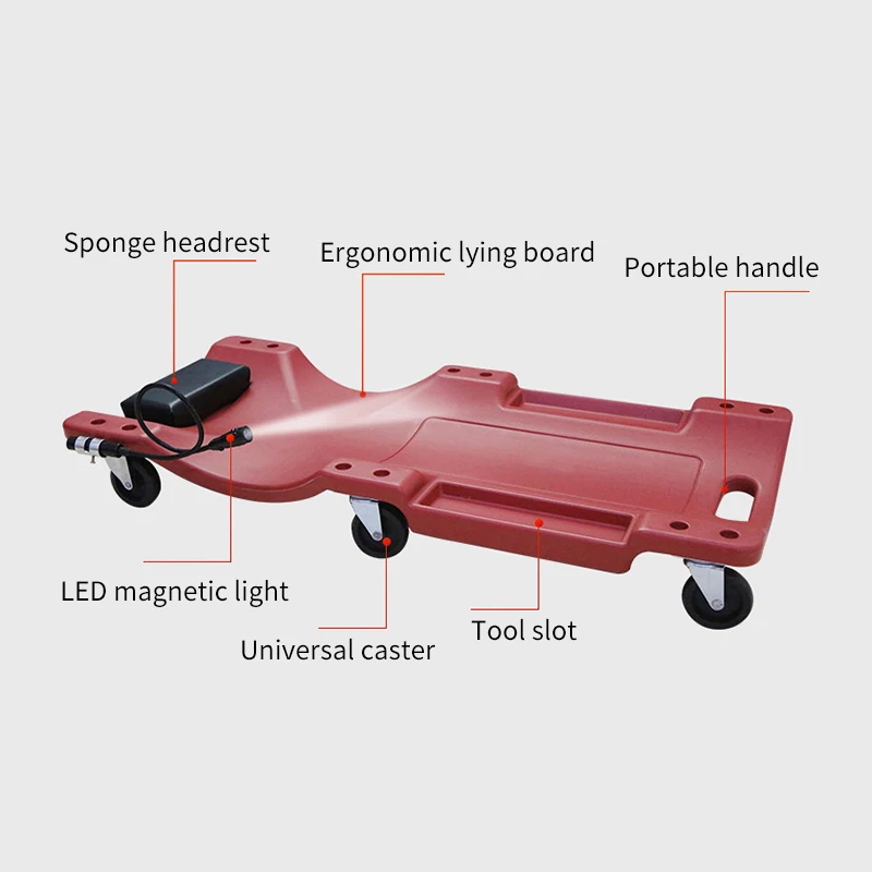 Odetools 36/38/40 Inch Plastic Car Creeper Repair Car Lying Board