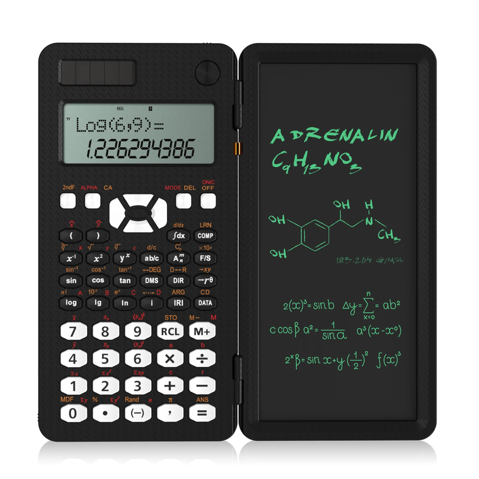 

Newyes Rechargeable Writer Board Notepad Electric Scientific Calculator Pad Lcd Writing Tablet
