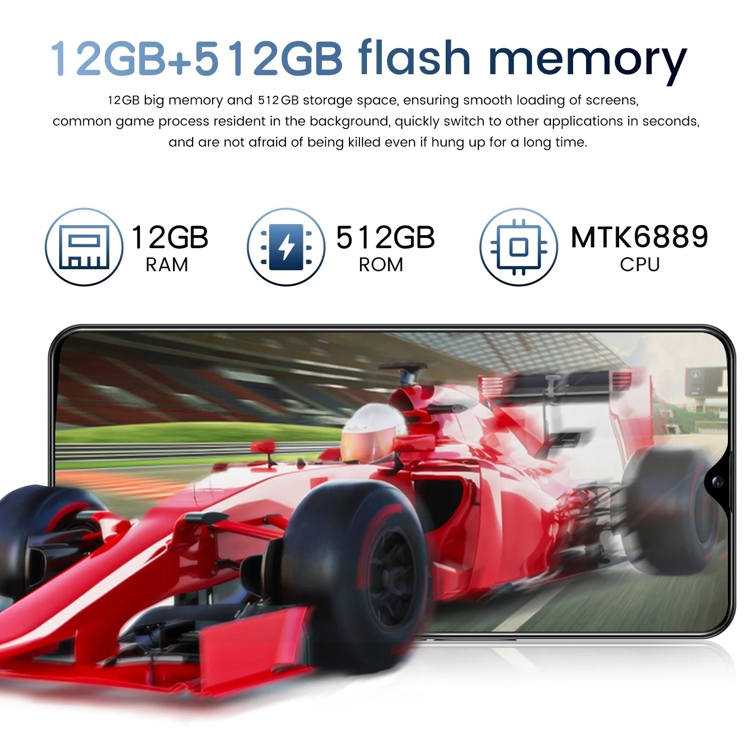 Big Screen custom cell phone S30U+ android bluetooth 6.5 Inch cheap android mobile smartphone wholesale