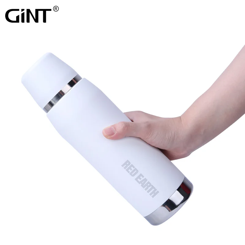 

GiNT Promotional Factory Direct Cheap Stainless Steel Insulated Bottles Camping Kettle Vacuum Flask with Handle Lid, Customized colors acceptable