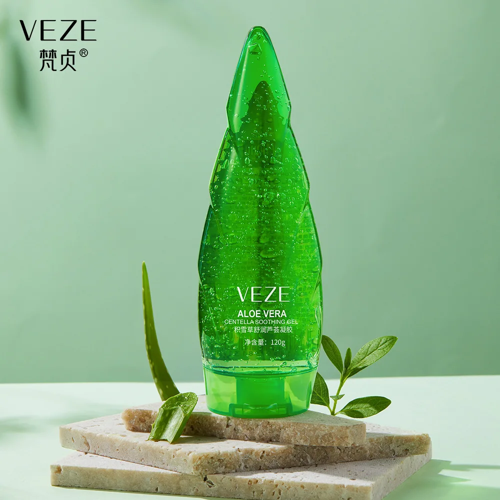 

private label wholesale VEZE natural organic centella extract soothing Nourishing Aloe Vera Gel For Skin Care