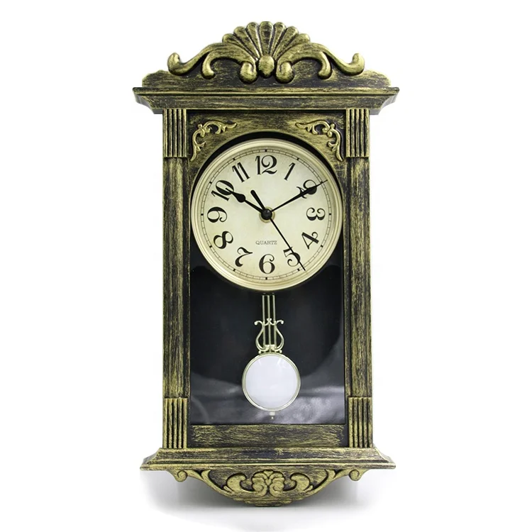 
antique pendulum wall clock 