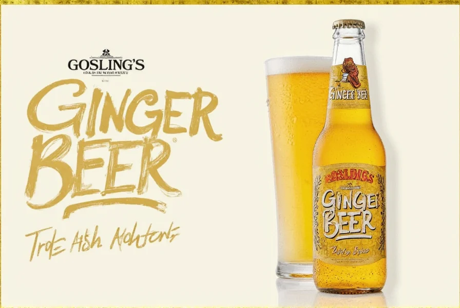 Comparison of different ginger beer brands showing color and clarity differences