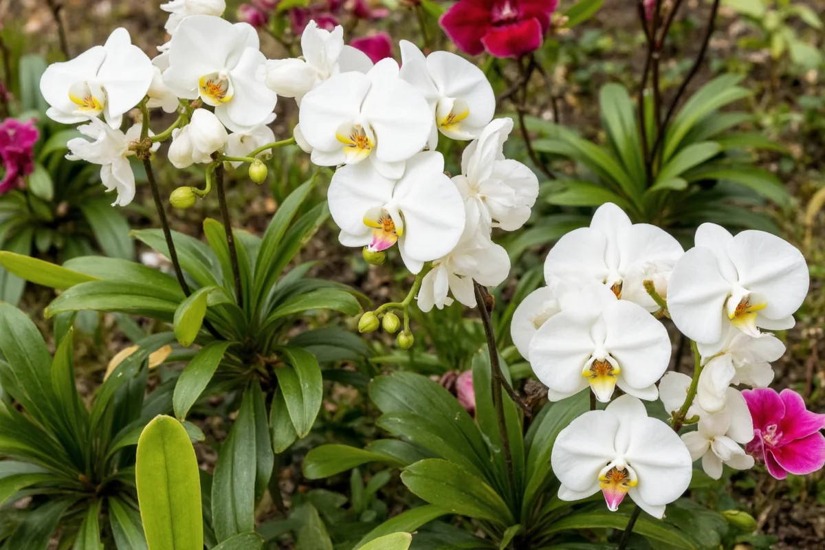 can i plant orchids outside