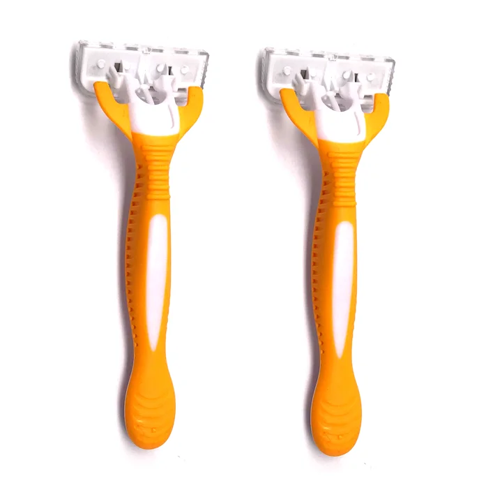

6blade replaceable shaving razor machine for men, Customized color