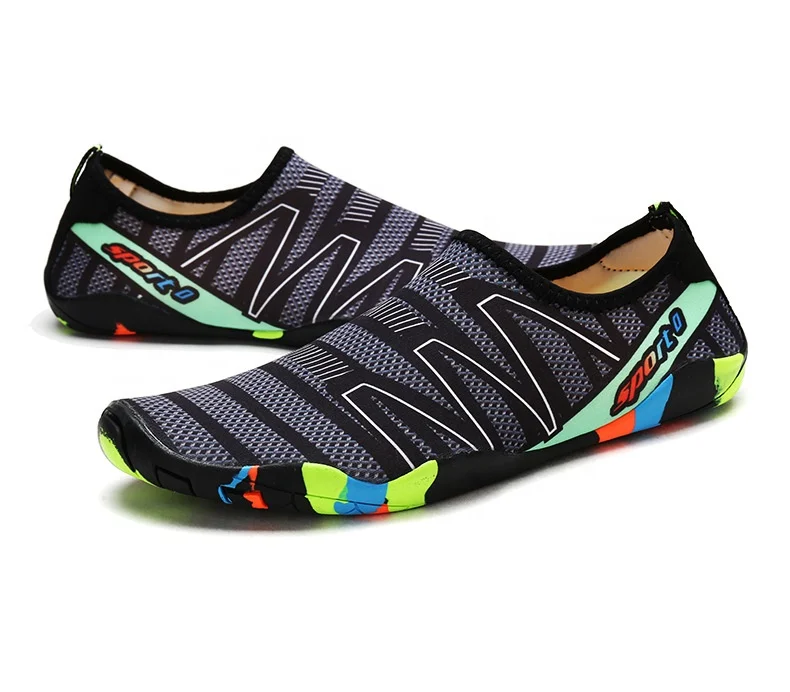 

Anti Slip Men Women Beach Swim Socks Water Sports Sock Shoes Barefoot Quick-drying Rubber Water Shoes For Men And Women, Black,blue,pink
