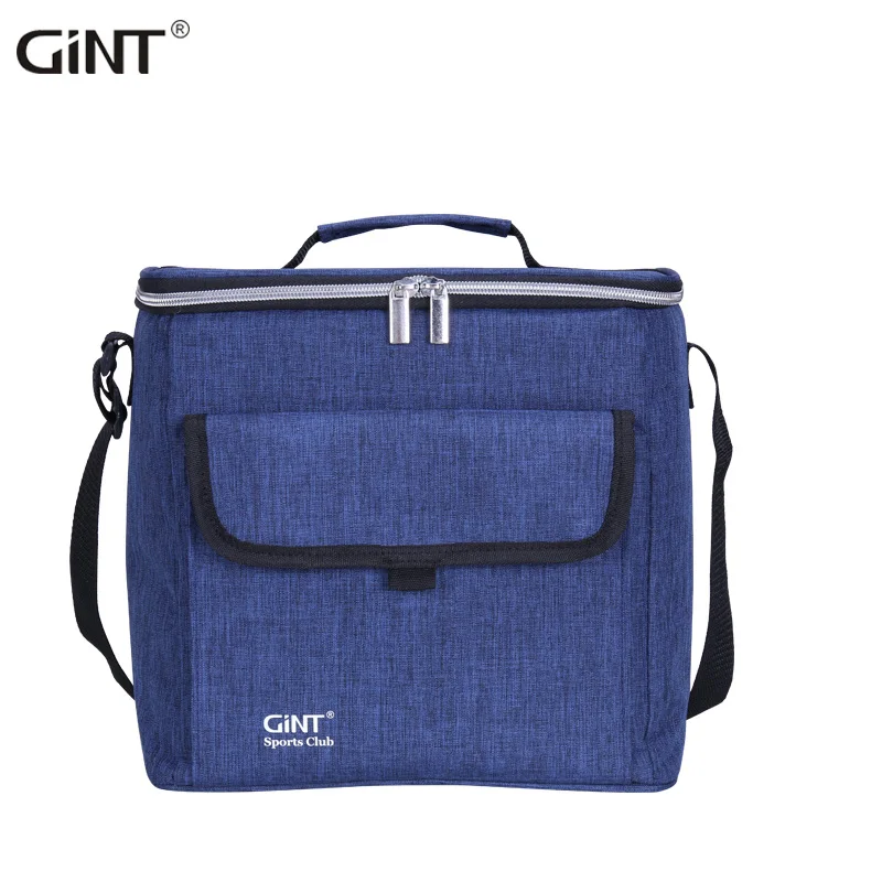 

10L Small one-shoulder insulation bag New Multi Function Wholesale dark royal blue cationic fabric Cooler Food Bag for Out Door, Green/blue/customized