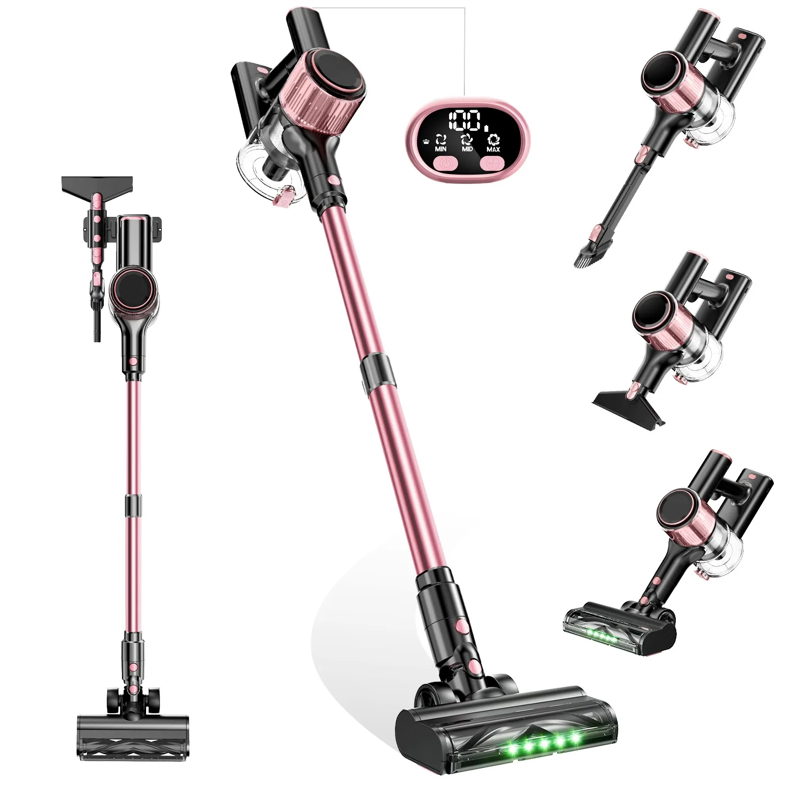 A27 Lightweight Cordless Vacuum Cleaner-Pink