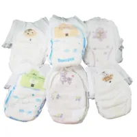 

Kids Disposable Baby Nappy Baby Diaper Brand Factory B grade Rejected Stock Bales Diapers Pants