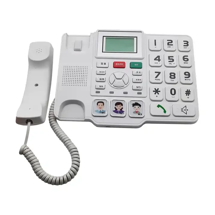 Quick dial Big Button desktop wireless 4g landline phone for senior