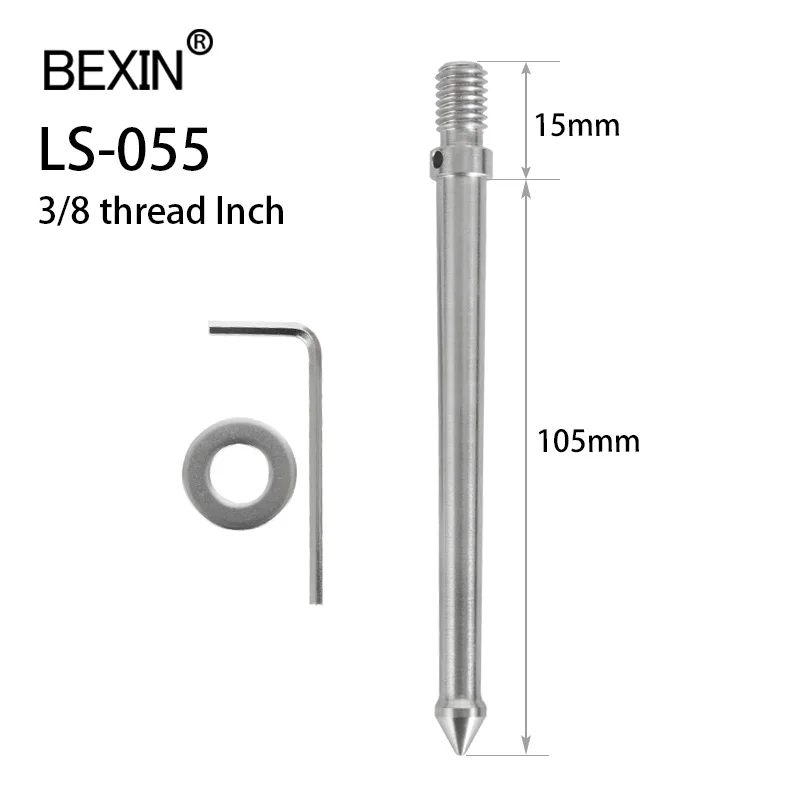 BEXIN custom OEM UNC 1/4 3/8 M8 stainless steel ground tripod spike ...