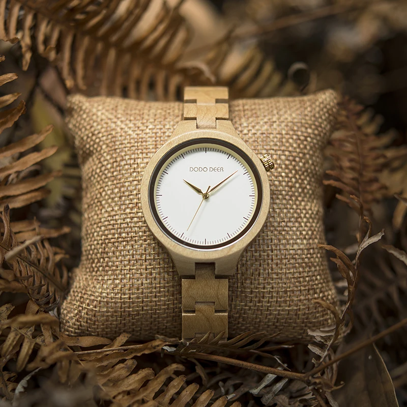 

DODO DEER Designer minimalist custom watch Dropshipping wooden watches women