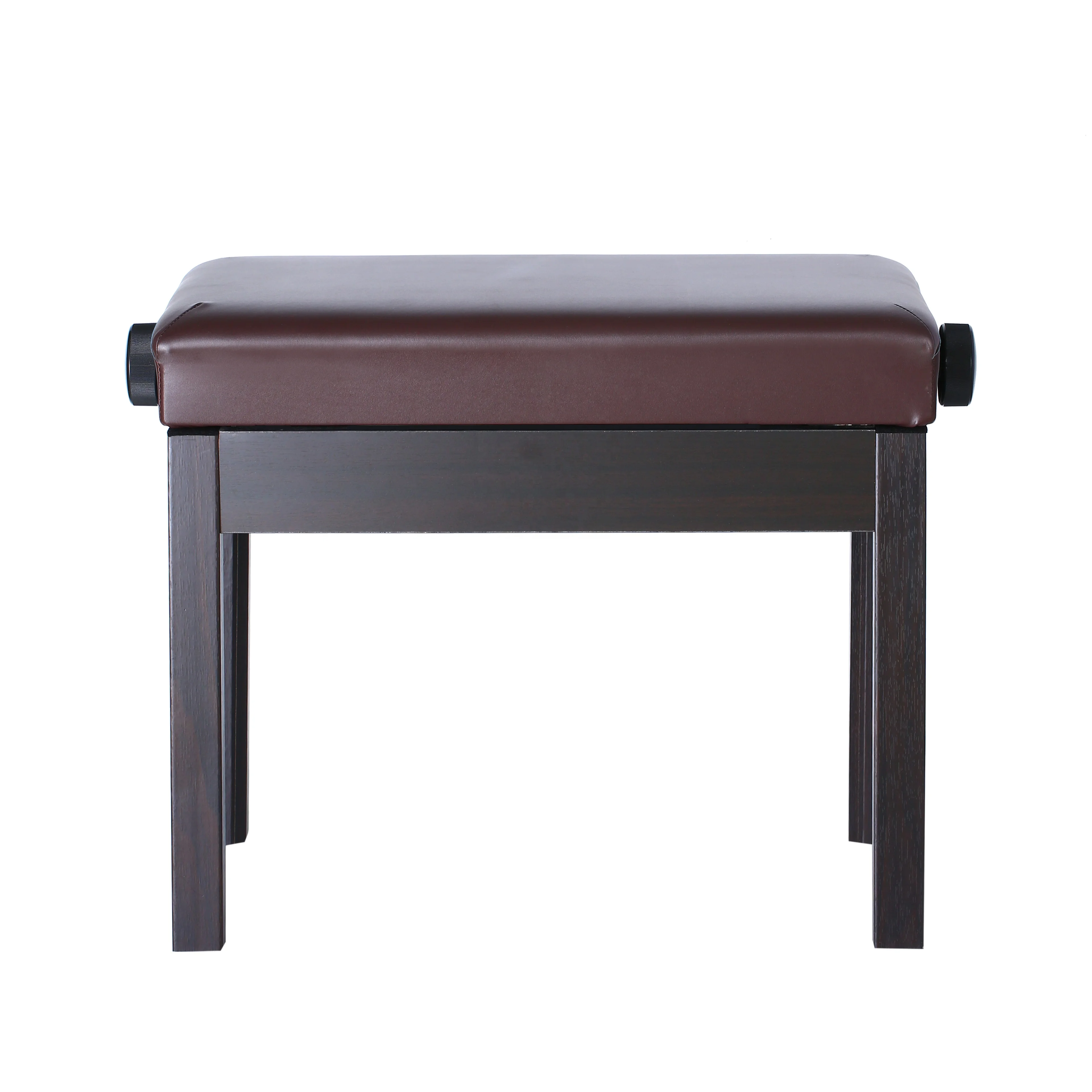 

Adjustable Single Keyboard Piano Stool Bench with Book Storage Q5, Black