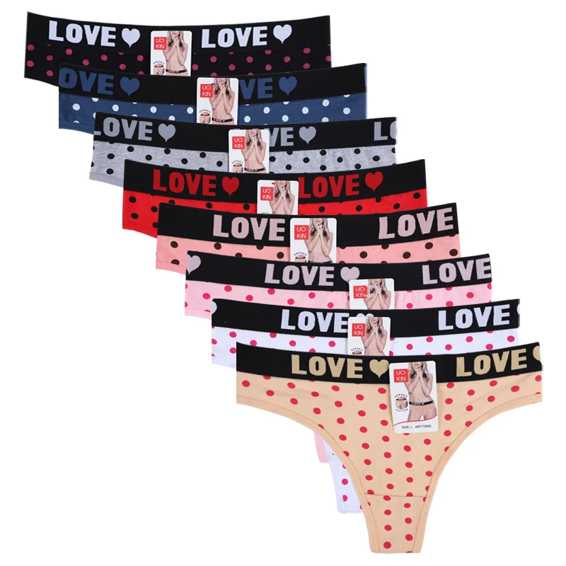 

UOKIN stretch underwear fabric sexy print panties sexy underwear