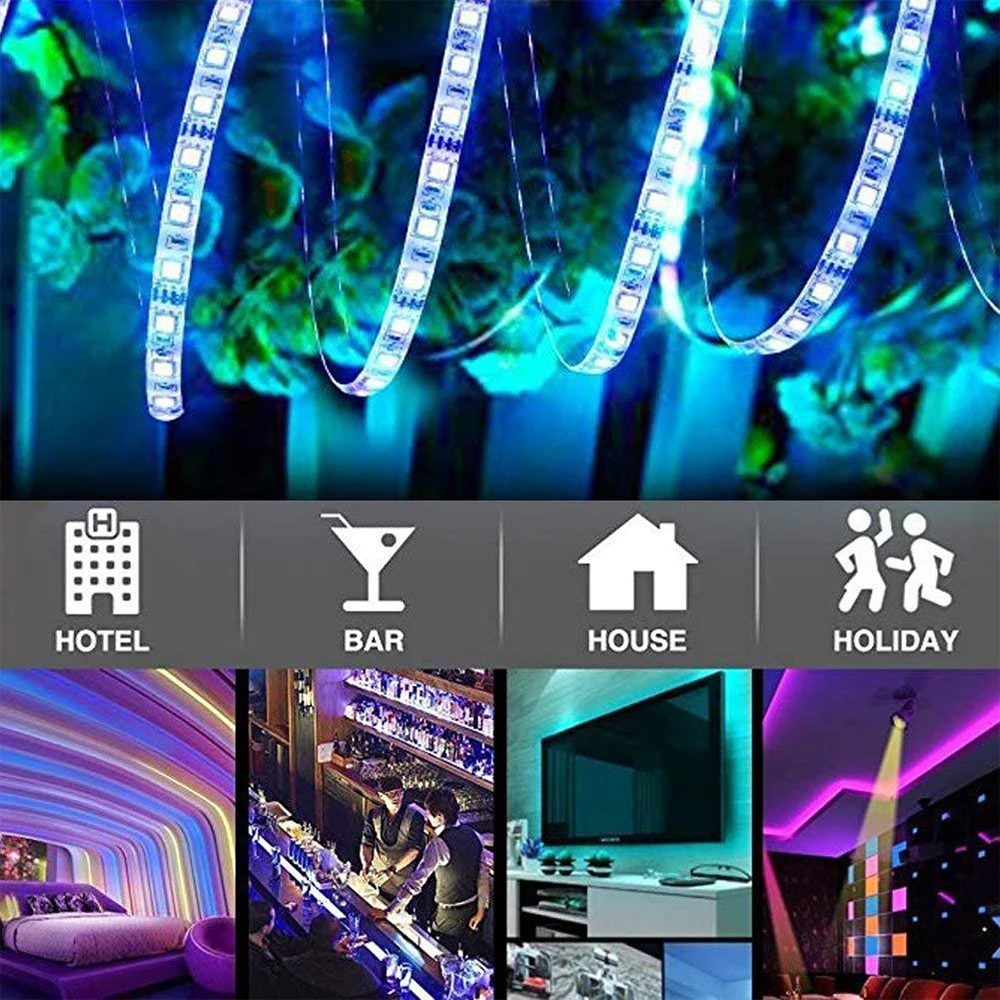 Dream Color Led Strip Lights With App Controlled 5m/16.4ft Led Lights