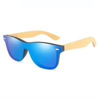 

Hot Selling Amazon Bambu Sunglasses 2019 New Arrivals Trending One Piece Lens UV400 Bamboo Sun Glasses