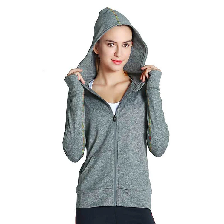 

SHOWMELLY comfortable breathable quick-drying women yoga sports coat OEM Customized20004