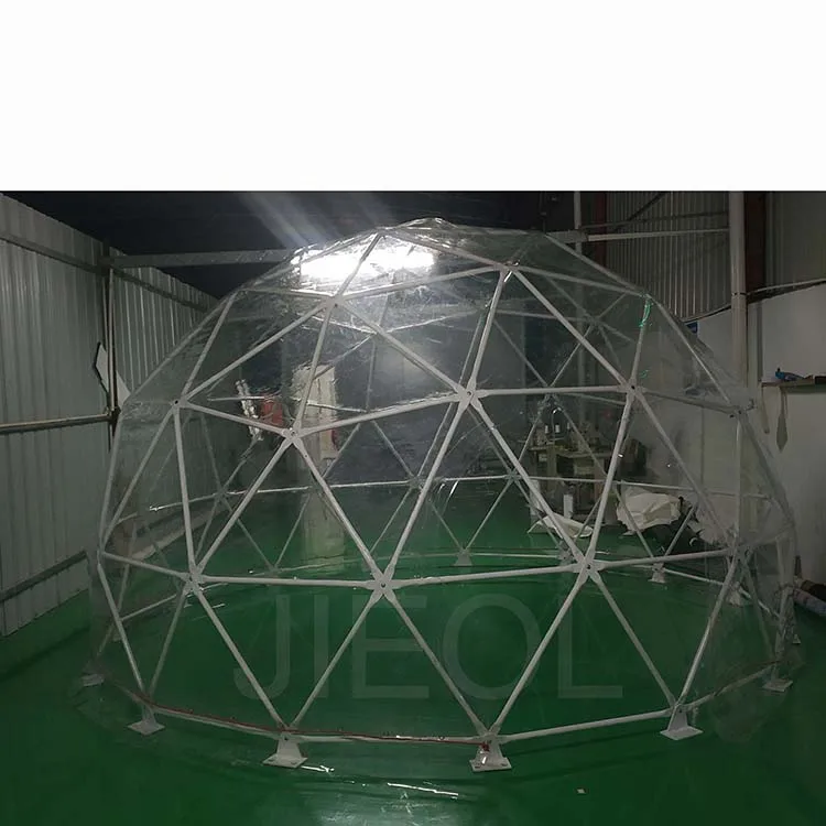 

5 M Diameter Outdoor Camping Domes igloo Transparent geodesic Dome