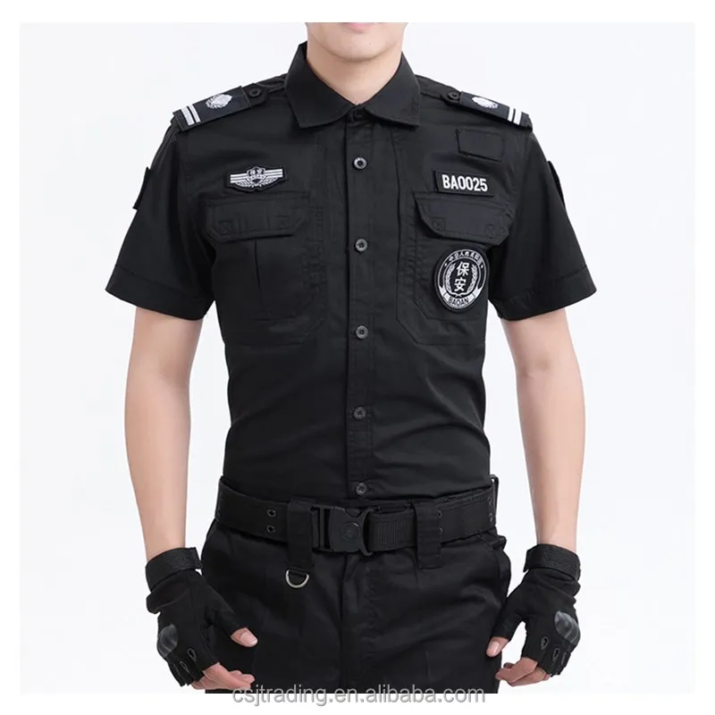 

Design Your Own Military Uniform Security Uniform Tactical Uniform, Black solid