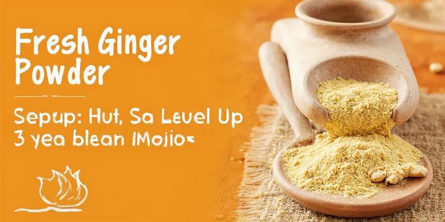 Grater with fresh ginger vs jar of ginger powder