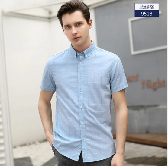 

2021 Western Style Dress 100% Cotton Shirt For Men's, 6 colors