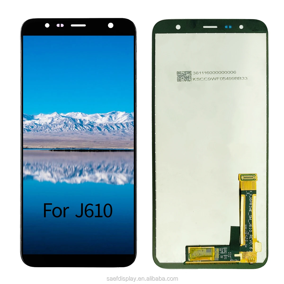 

for Samsung J6+ J4+ Plus Screen Replacement LCD Display Touch Digitizer Glass Panel J6+ 2018 / J4 J6 Plus SM-J610 J610GF, Black white gold