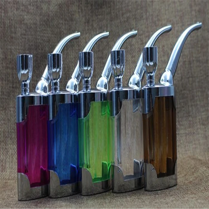 

Mini portable hookah dual-purpose shisha hookah, Green.blue,red,transparency,coffee