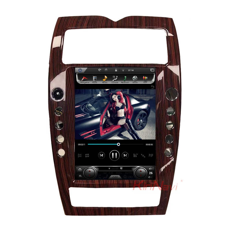 

KiriNavi Vertical Screen 12.1" Android 6.0 car entertainment system For Maserati Quattroporte 2008 - 2012 dvd gps multimedia