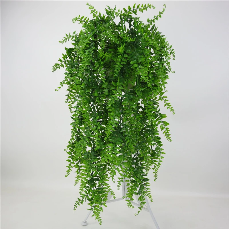 

Artificial Leaves Plastic Plant Vine Wall Hanging Garden Living Room Club Bar Decorated False Leaves Green Plant Ivy P0.11