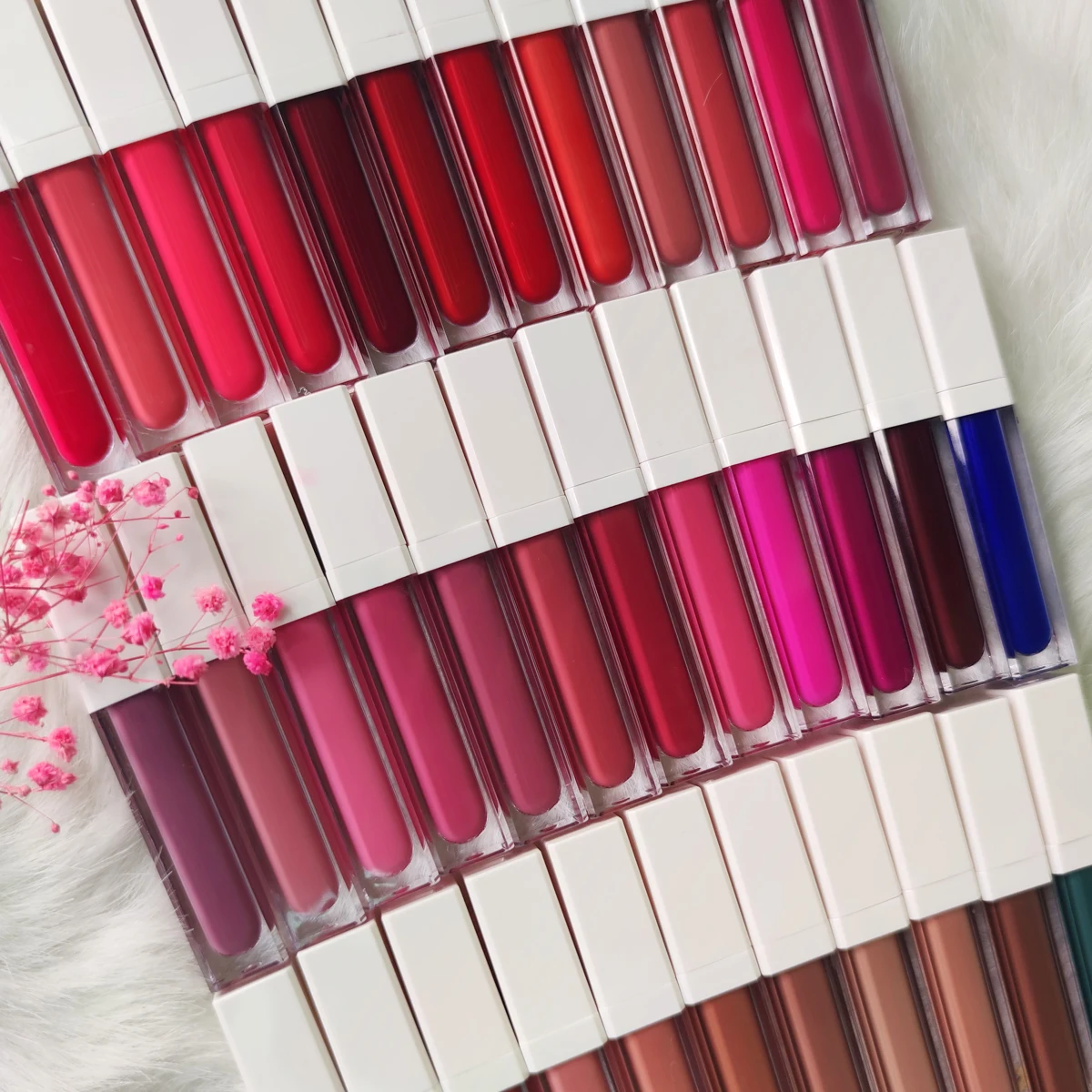 

Wholesale cosmetics makeup lipstick vendor private label colourful matte liquid Lipstick