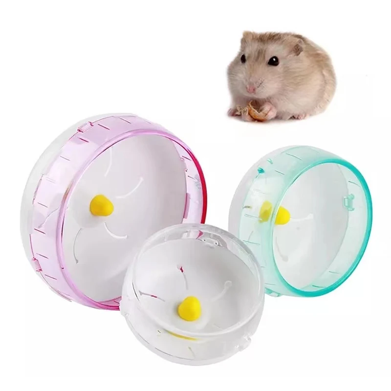 

Plastic silent hamster wheel toy funny hamster exercise running wheel, Blue,pink,transparent