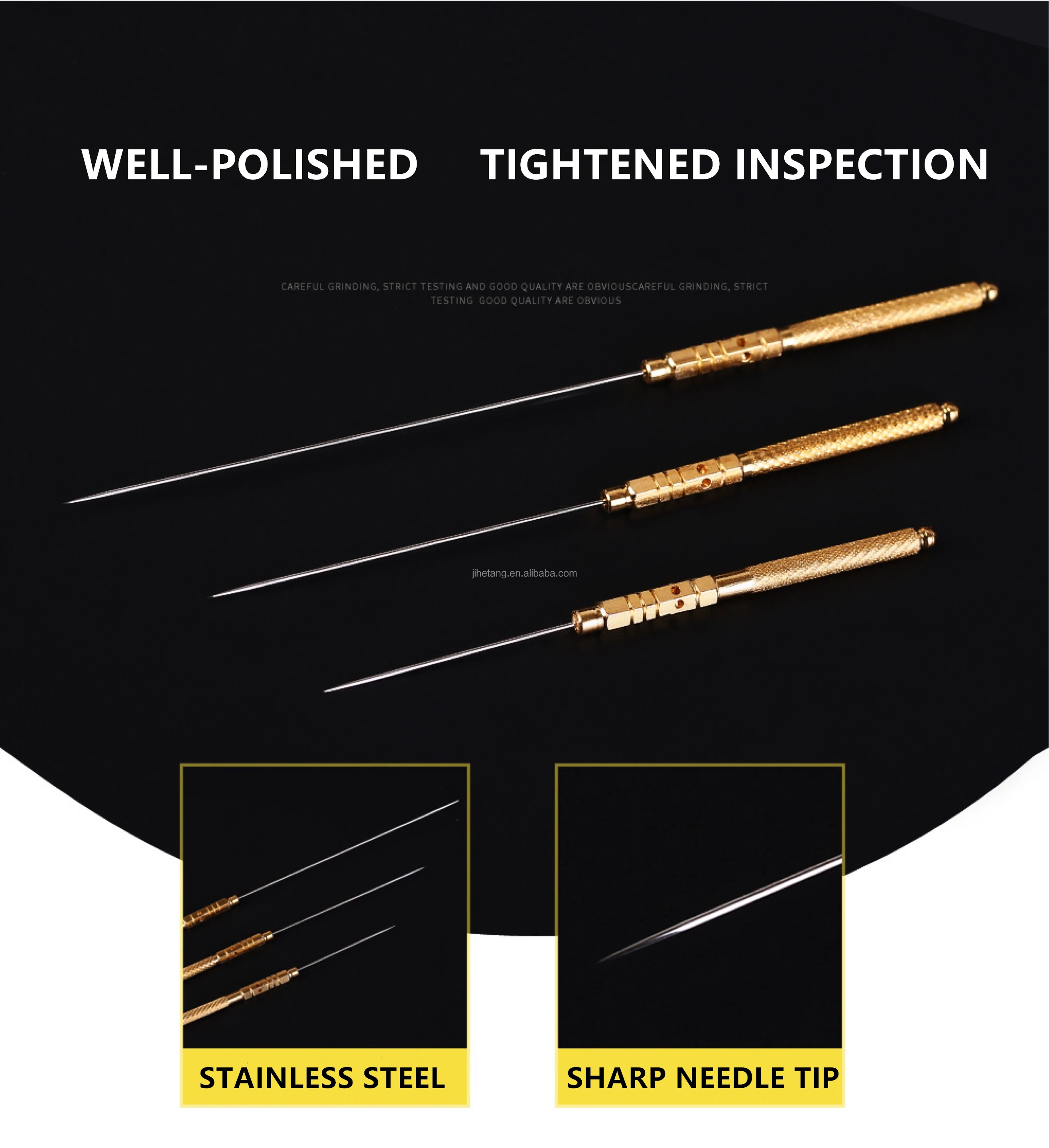 Huanqiu Reused Gold Handle Nonsilver Nondisposable Sterile Medical