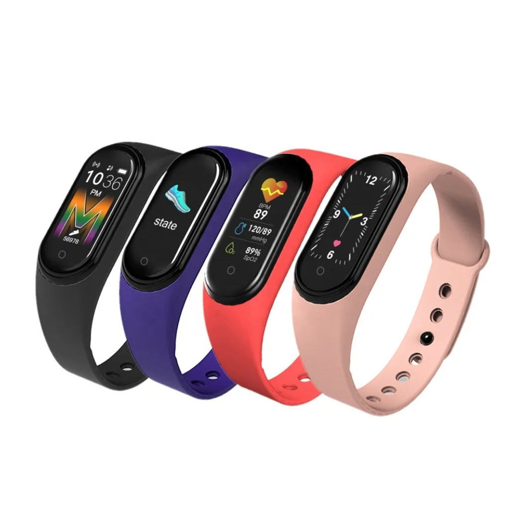 

M3 M4 M5 Smart Bracelet Call Blue Tooth Blood Pressure Fitness Watch Heart Rate Monitor Waterproof Mi Smart Band