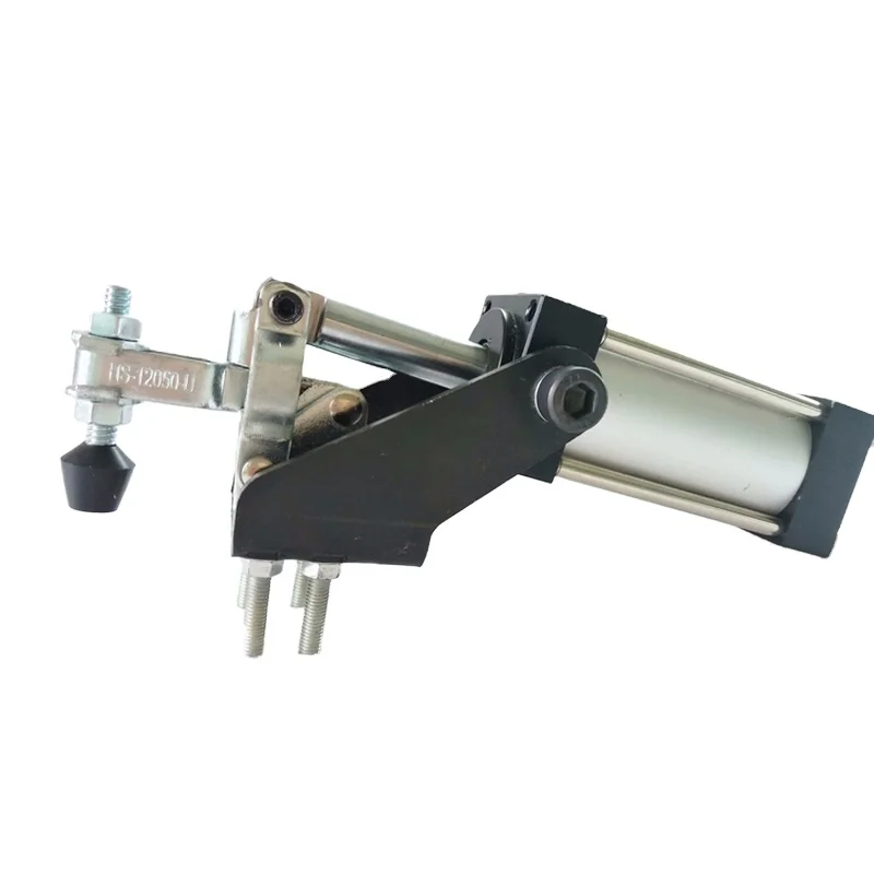 HS-12050-UA Air Powered Toggle Clamp From Taiwan  Hold Capacity 91KG Inlet G1/8"  Quick Delivery  Low Price Customized Clamp