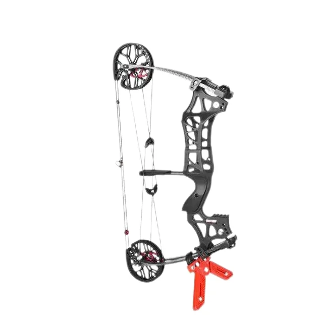 

JUYIN spot support custom steel ball and arrow dual-use bow and arrow Junxing composite triangle bow pulley bow, Black