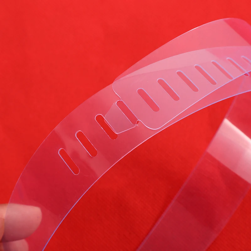 

made clear shirt plastic collar band high toughness ring button shirt collar brace, Transparent