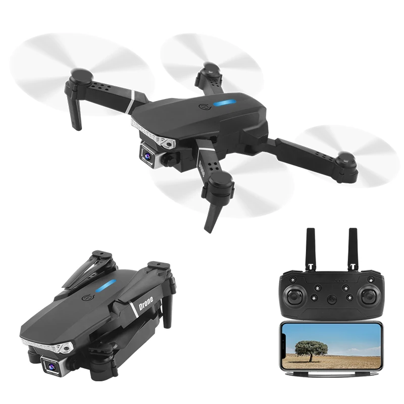 

New E525 High quality drone Professional mini pocket Dual Camera finger flying drone with 4k Camera