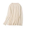 Women V Neck Argyle Diamond Pullover 70% Wool 30% Cashmere