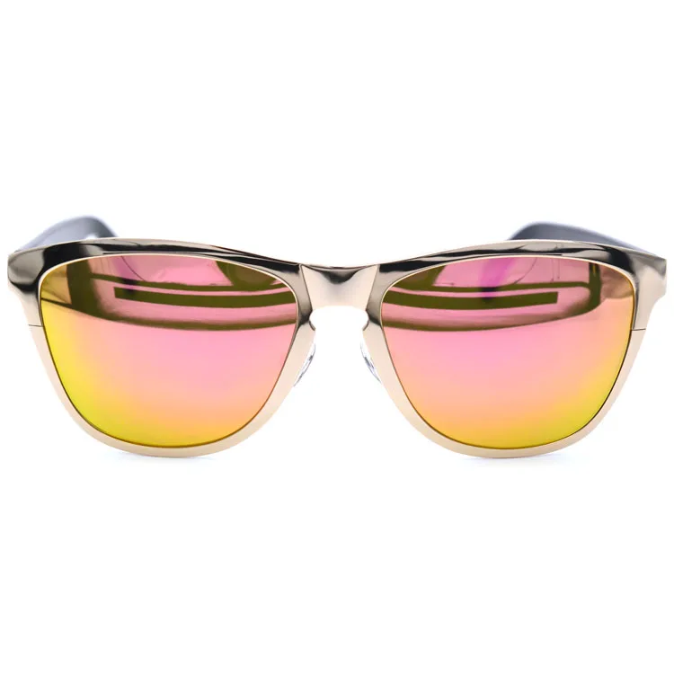 

Sifier newest fashion mirrored lenses sun glasses metal frame retro polarized sunglasses