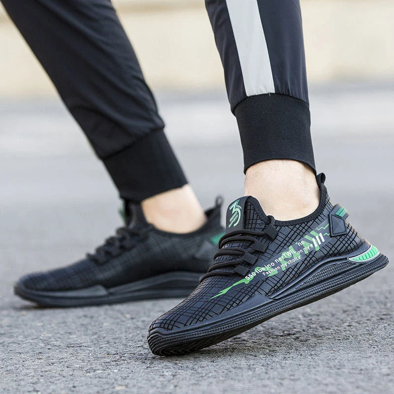 

Fashion Mesh Breathable Men Chunky Shoes Trainers Street Style Male Footwear, 3 colors