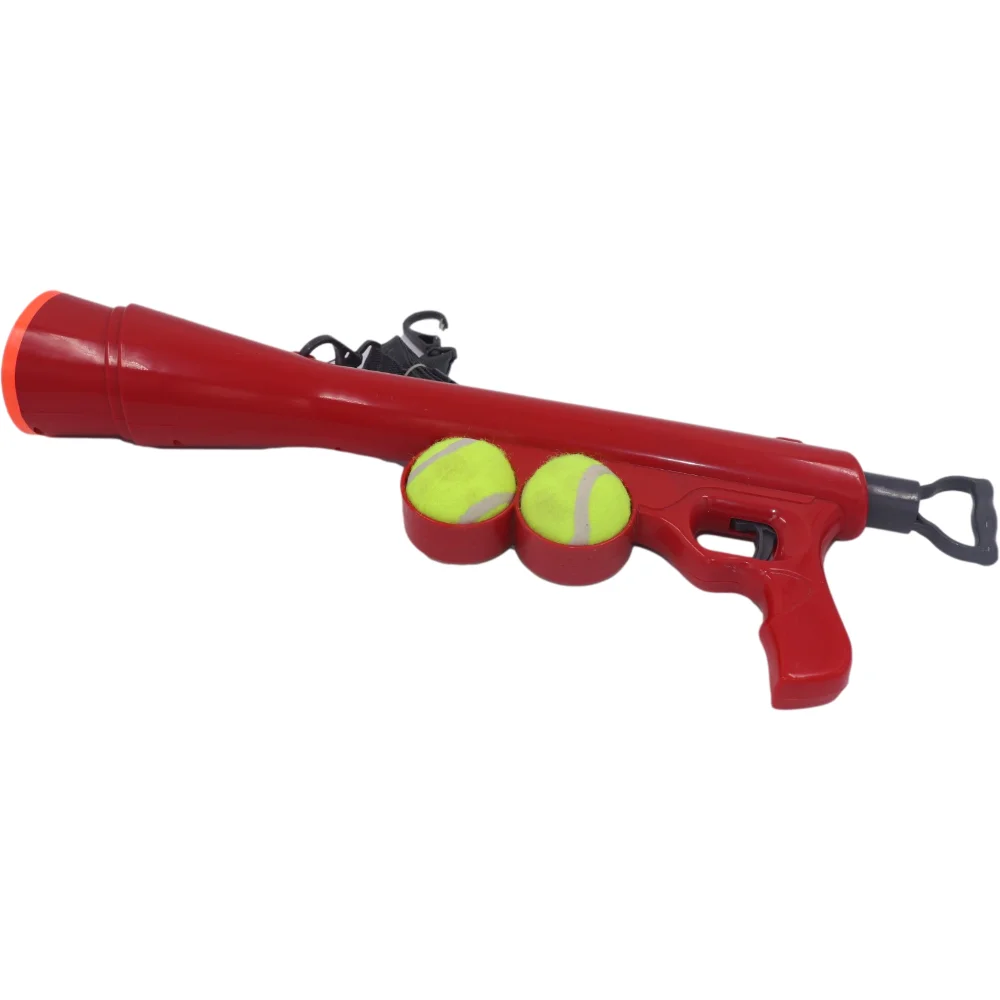 

Dog Tennis Ball Launch Gun Pet Training Toy Flying Discs Remote Speed Agility Equipment Dog Interactive Toys, Army green,blue,red