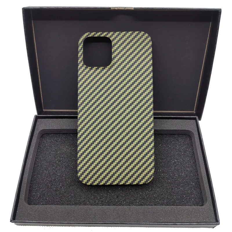 

Lieghtweight Real Carbon Fiber Aramid Fiber Phone Case For Iphone X/XR/XS/XS MAX/11series/12series