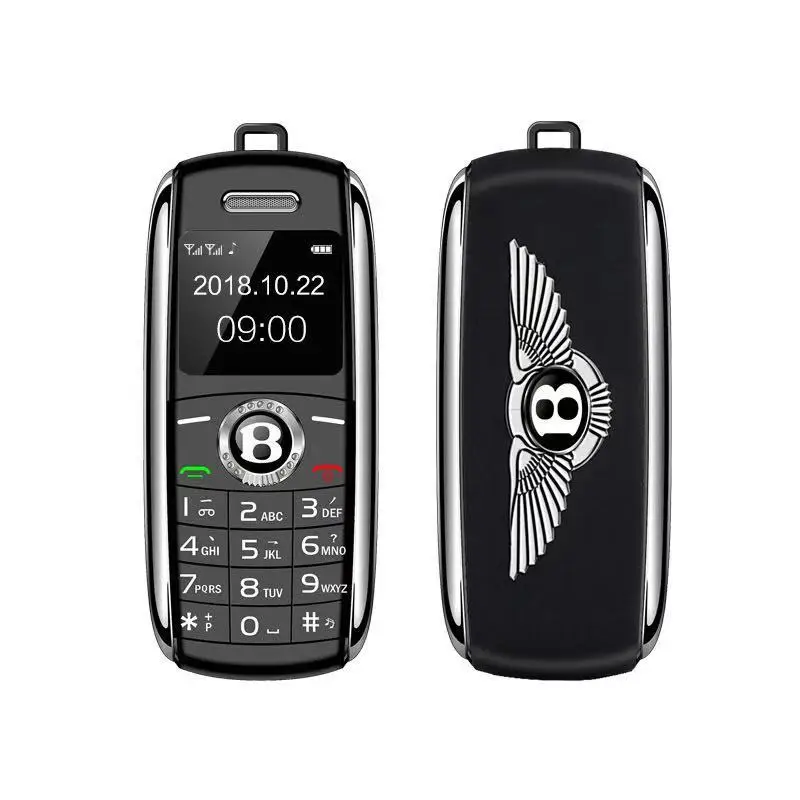 Supper Mini Cute Blue tooth Small Phone Dual Sim Card Finger Size Dialer MP3 Call Recording Magic Voice Mobile Mini Phone