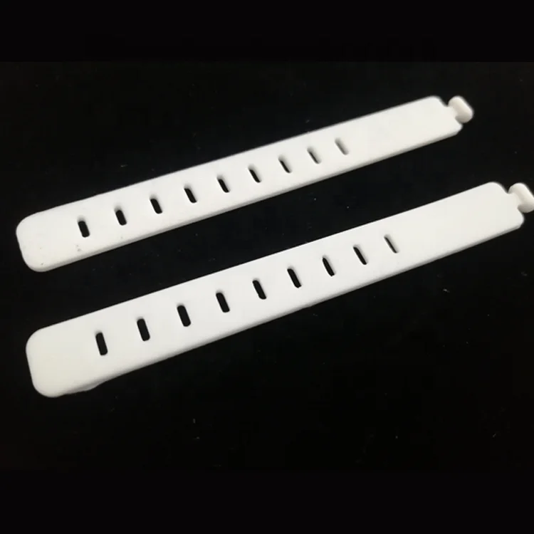 
convenient plastic silica gel cable tie adjustable rubber mobile data cable tie silicone cable tie 