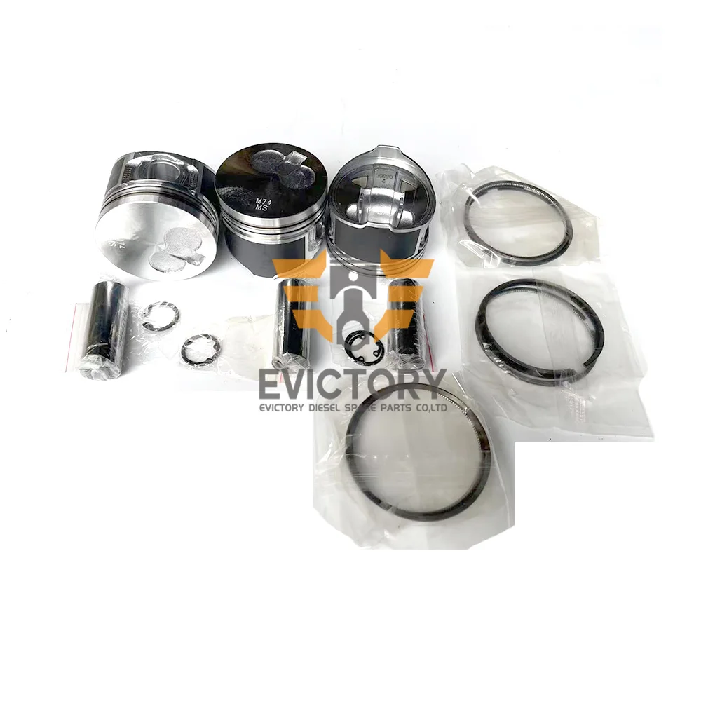 

For Yanmar 3TNM74 rebuild kit piston + ring + overhaul cylinder head gasket kit