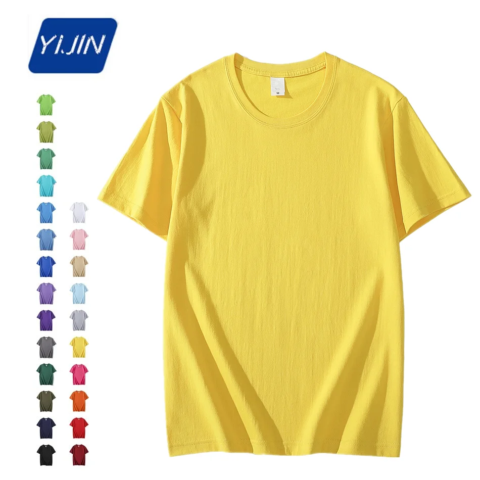 

YIJIN high quality cotton plain men's t-shirts