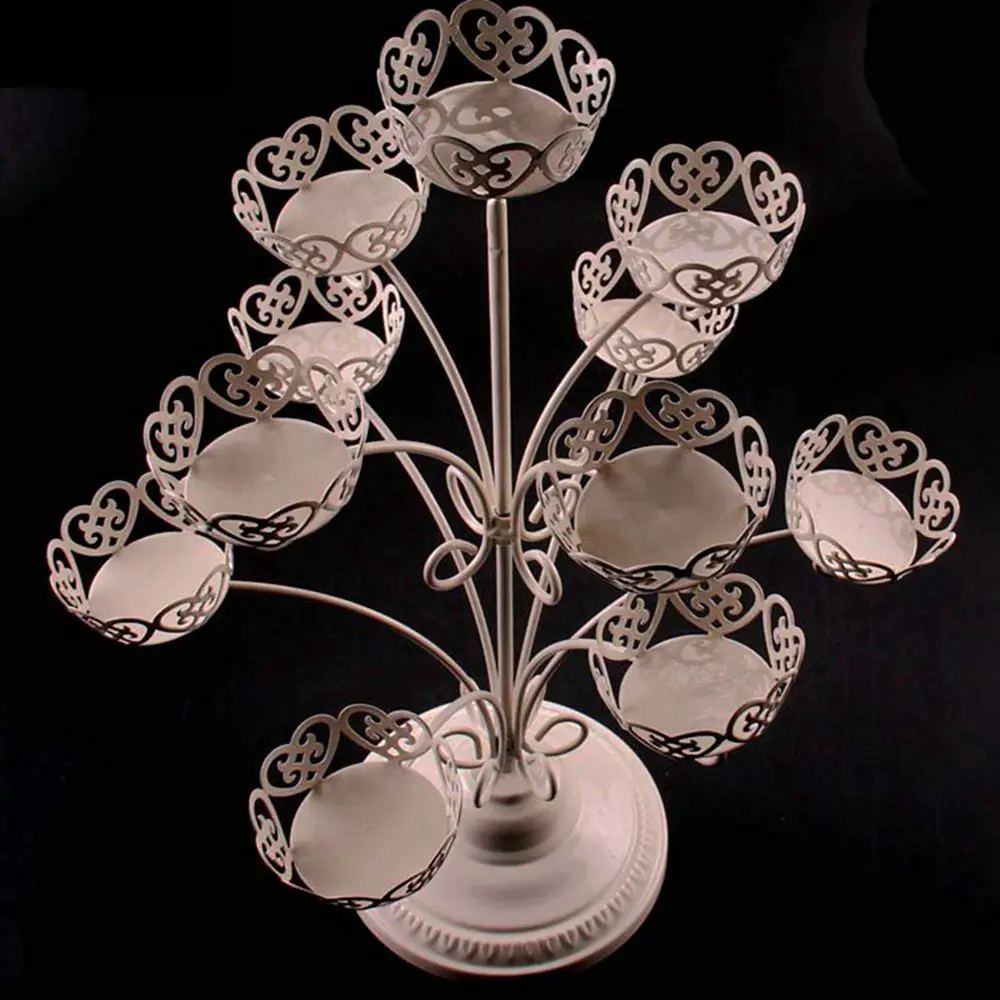 

1 set 11 Cups Iron Cupcake Stand Birthday Party Hotel Cake Decoration Wedding Towers Tree Cake Stand Rated 5.0 /5 ba