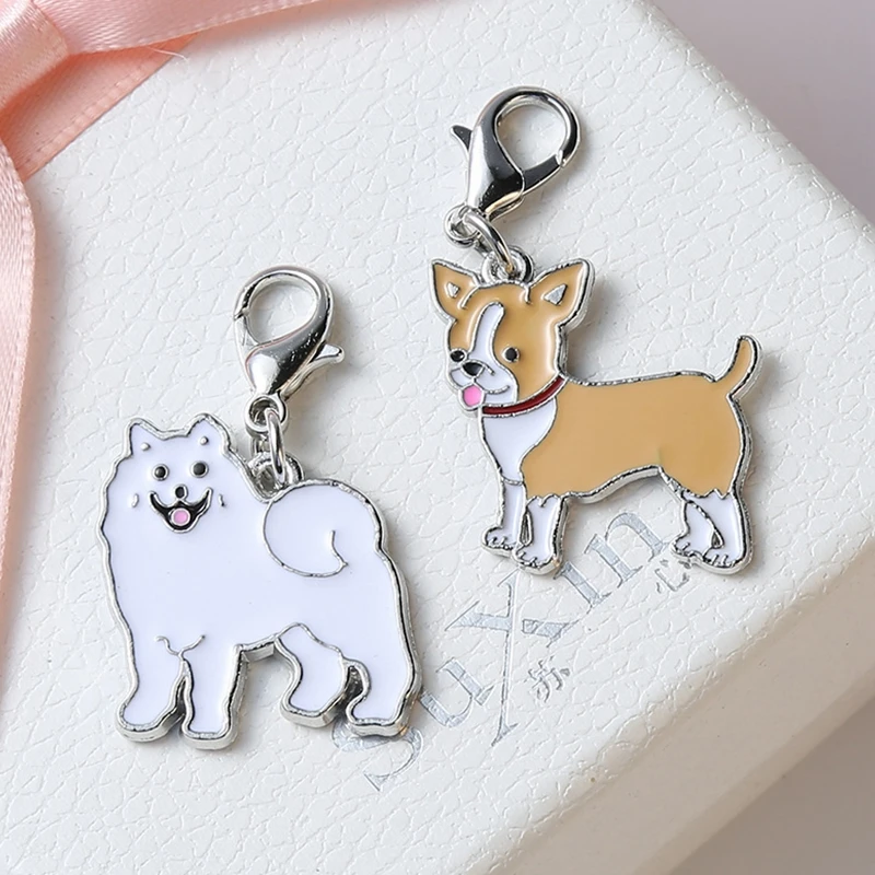 

Dogs Charms Pendants Jewelry Making DIY Handmade Crafts Charms lovely dog Jewelry Pet Id Tags Cat Dog Collar Charm Tag